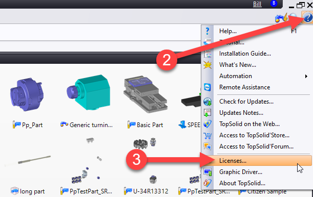 Access TopSolid License
