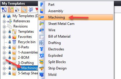 Creating a machine document template